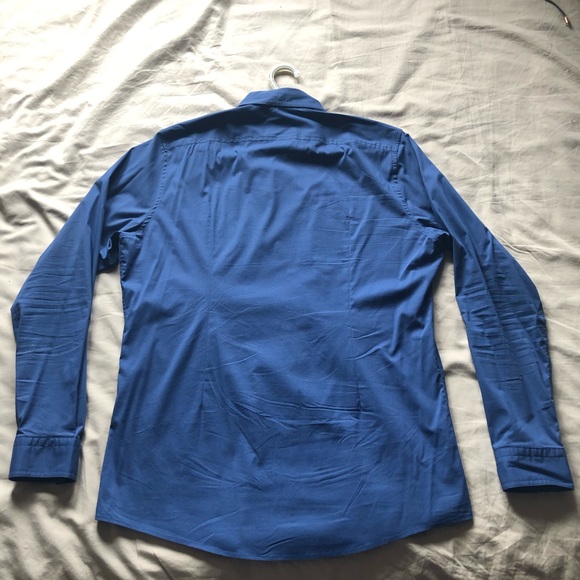 Mexx Blue Dress Shirt XL Slim Fit - Picture 2 of 3